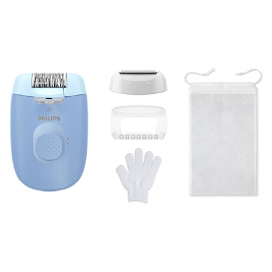 Philips Epilator | BRE247/00 Series 4000 | Number of power levels 2 | Blue