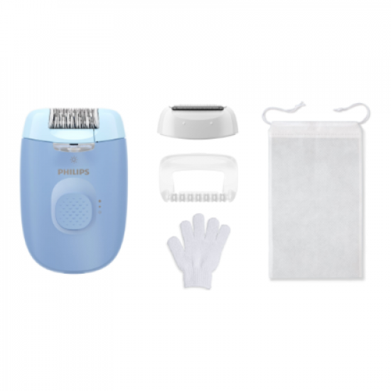 Philips Epilator | BRE247/00 Series 4000 | Number of power levels 2 | Blue