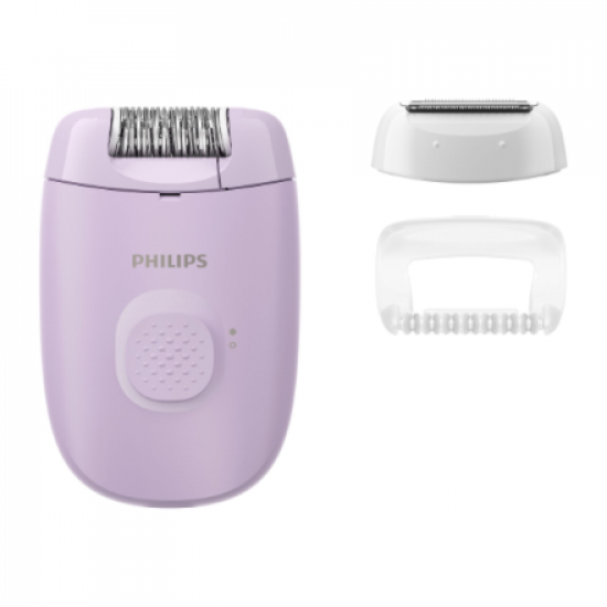 Philips Epilator | BRE237/00 Series 2000 | Number of power levels 1 | Purple