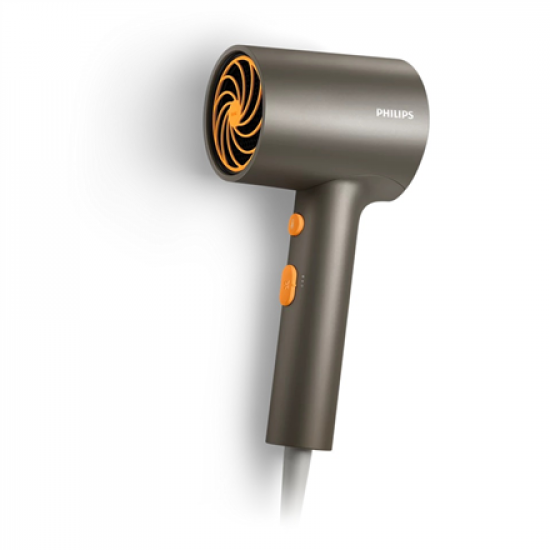 Philips | Hair Dryer | BHD321/00 3000 Series | 1600 W | Number of temperature settings 2 | Ionic function | Grey/Orange