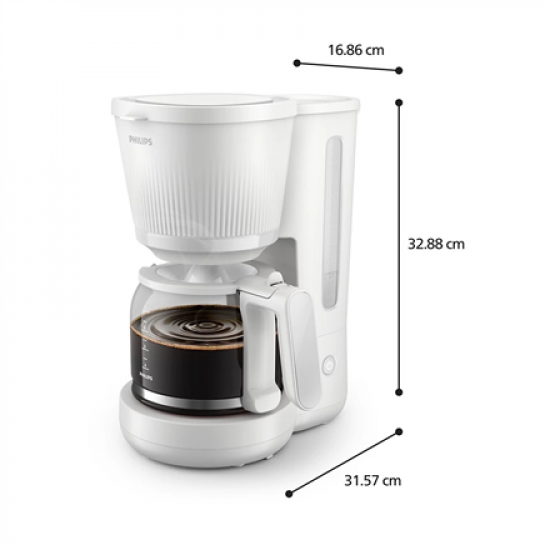 Philips Filtered Coffee Maker | HD7411/00 3000 series | Drip | 915-1080 W | White