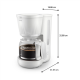Philips Filtered Coffee Maker | HD7411/00 3000 series | Drip | 915-1080 W | White