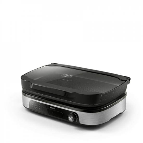 Philips Table Grill | HD6212/90 | 2400 W | Black/Stainless Steel