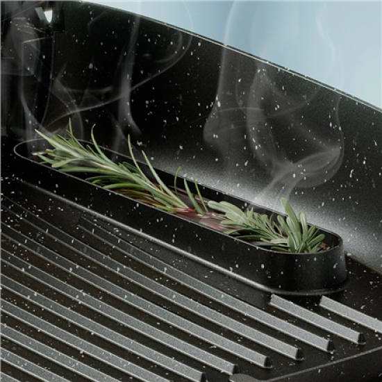 Philips Table Grill | HD6212/90 | 2400 W | Black/Stainless Steel