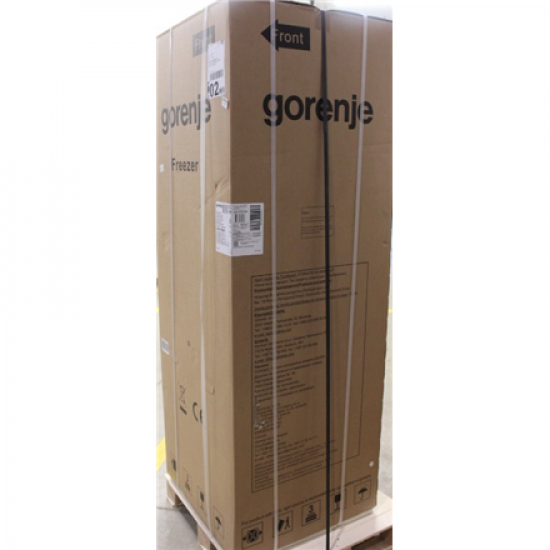 Gorenje Freezer | FN617EES5 | Energy efficiency class E | Upright | Free standing | Height 172 cm | Total net capacity 240 L | No Frost system | Display | Stainless Steel | DAMAGED PACKAGING