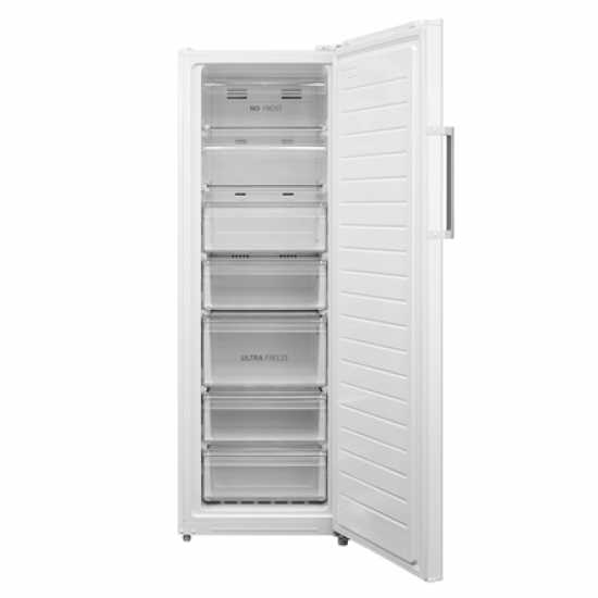 Midea Freezer | MDRU333FZE01E | Energy efficiency class E | Upright | Free standing | Height 172.2 cm | Total net capacity 238 L | No Frost system | Display | White