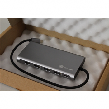 SALE OUT. ICY BOX IB-DK4050-CPD 12-in-1 USB Type-C dock with PD 100W | SALE OUT. Raidsonic Warranty 3 month(s) | REFURBISHED, WITHOUT ORIGINAL PACKAGING
