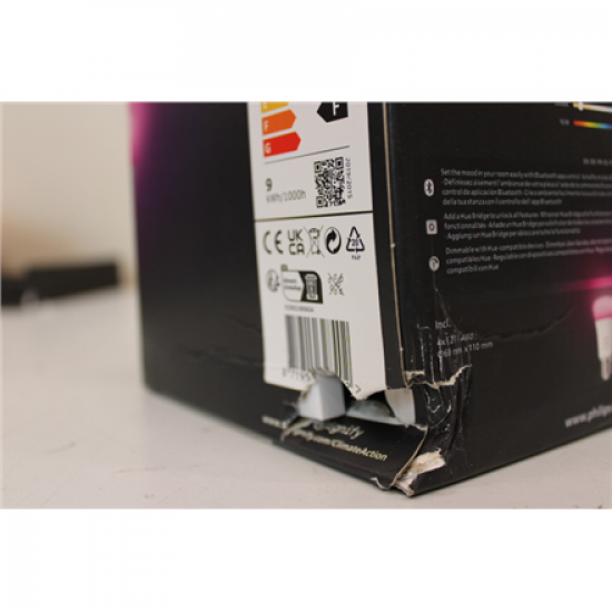 SALE OUT. Philips Hue WCA 6,5W A60 E27 4pcs pack | Philips Hue Hue WCA 6.5W A60 E27, 4pcs pack | E27 | 6.5 W | RGBW 2000-6500K | Bluetooth and Zigbee | DAMAGED PACKAGING