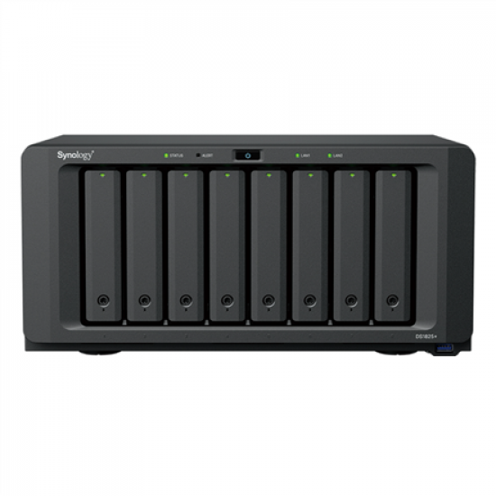 Synology DiskStation | DS1825+ | AMD Ryzen | V1500B | 8 GB | DDR4 | Black