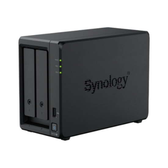 Synology DiskStation | DS725+ | AMD Ryzen | R1600 | 4 GB | DDR4 | Black