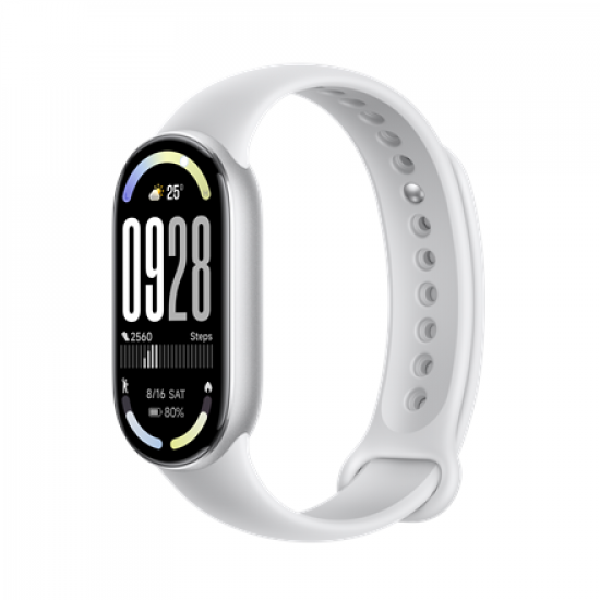 Xiaomi Smart Band 10 | AMOLED | Waterproof | Bluetooth | Glacier Silver