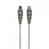 Cablexpert | Premium cotton braided USB Type-C to micro-USB charging and data cable, 1.5 m | CC-USB2B-CMMBM-1.5M