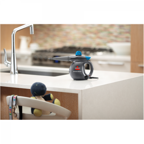 Bissell Steam Shot Multipurpose Steam Cleaner and Sanitizer | 4267N | Power 1050 W | Steam pressure 4.5 bar | Water tank capacity 0.36 L | Titanium/Bossanova Blue