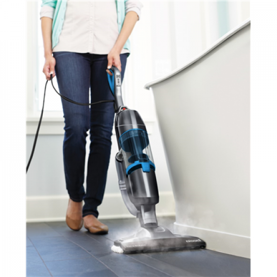 Bissell All-in-one Vacuum and Steam Mop | Vac & Steam | Power 1600 W | Water tank capacity 0.4 L | Titanium/Bossanova Blue