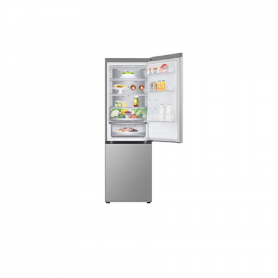 LG Refrigerator | GBV7170EPY | Energy efficiency class E | Free standing | Combi | Height 186 cm | No Frost system | Fridge net capacity 234 L | Freezer net capacity 110 L | Display | 35 dB | Silver