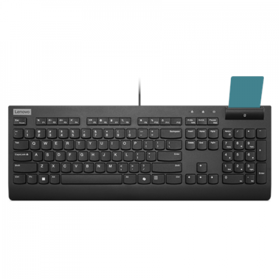 Lenovo Smartcard II | Keyboard | Wired | Estonian | Black | USB-A | Plunger type switch