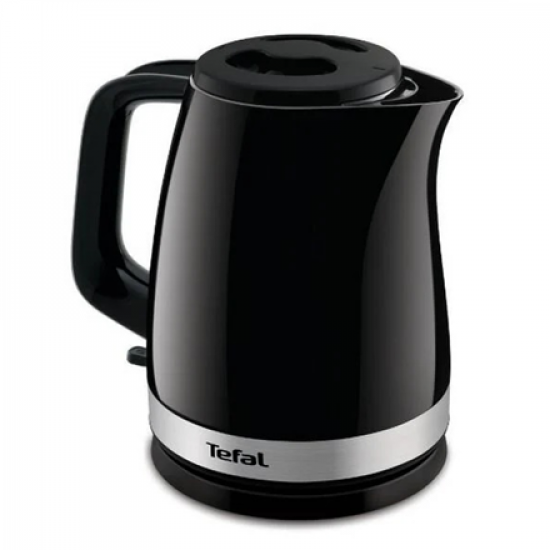 TEFAL | Kettle | KO150F30 Delfini Vision | Electric | 2400 W | 1.5 L | Plastic | 360° rotational base | Black/Stainless steel