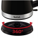 TEFAL | Kettle | KO150F30 Delfini Vision | Electric | 2400 W | 1.5 L | Plastic | 360° rotational base | Black/Stainless steel