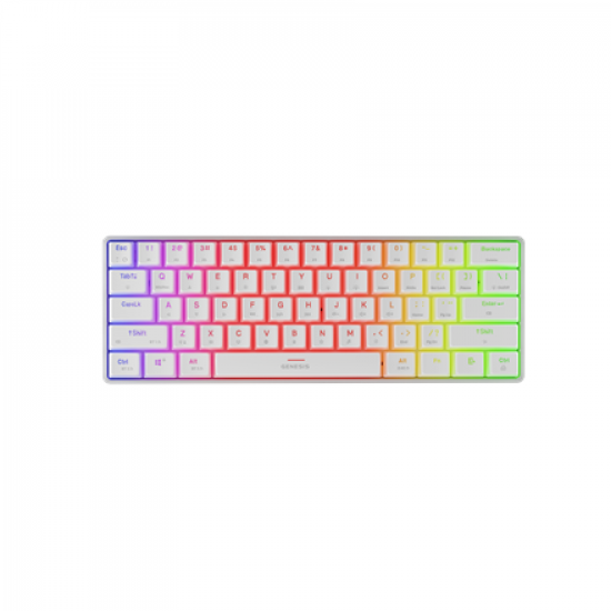 Genesis | THOR 660 G2 | Gaming keyboard | Wireless/Wired | US | White | 2.4 GHz, Bluetooth, USB | Tactile