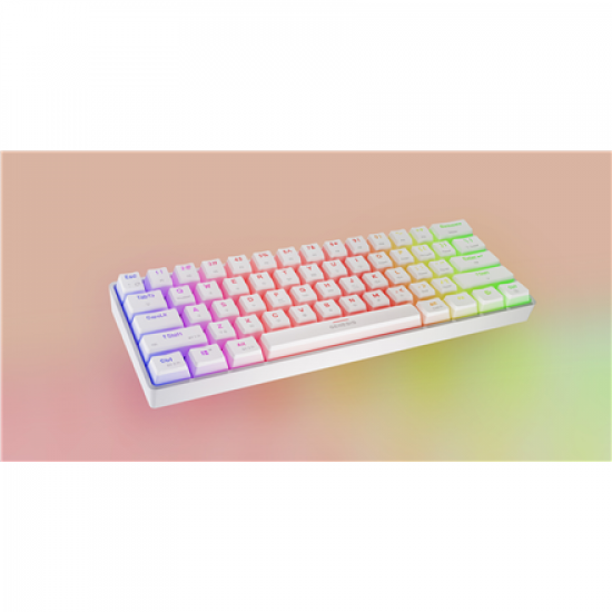 Genesis | THOR 660 G2 | Gaming keyboard | Wireless/Wired | US | White | 2.4 GHz, Bluetooth, USB | Tactile