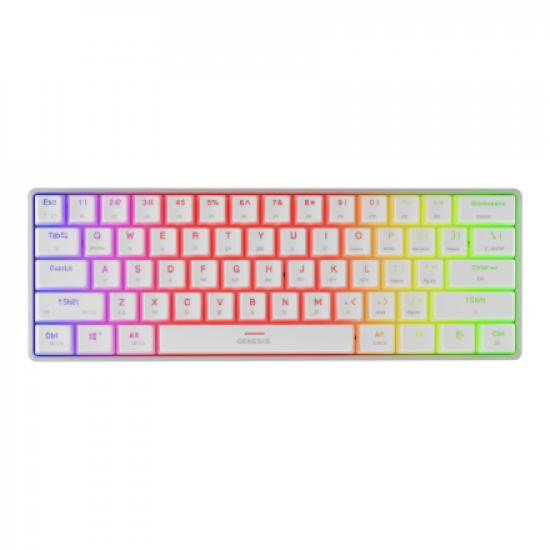 Genesis | THOR 660 G2 | Gaming keyboard | Wireless/Wired | US | White | 2.4 GHz, Bluetooth, USB | Tactile
