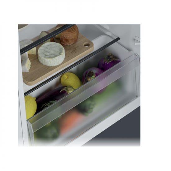 Candy Refrigerator | CNOQ2S58EW | Energy efficiency class E | Free standing | Larder | Height 85 cm | Fridge net capacity 100 L | Freezer net capacity 14 L | 37 dB | White