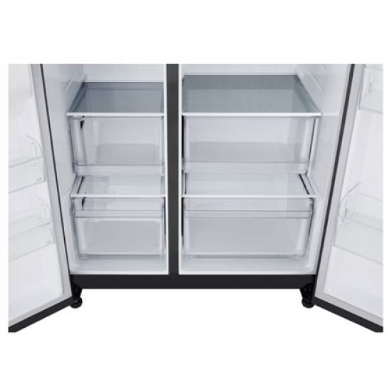 LG Refrigerator | GSBC40PYPE | Energy efficiency class E | Free standing | Side by side | Height 179 cm | No Frost system | Fridge net capacity 423 L | Freezer net capacity 241 L | 36 dB | Black