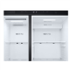 LG Refrigerator | GSBC40PYPE | Energy efficiency class E | Free standing | Side by side | Height 179 cm | No Frost system | Fridge net capacity 423 L | Freezer net capacity 241 L | 36 dB | Black
