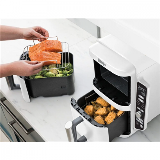 NINJA | Double Stack XL 2-Drawer Air Fryer | SL400EUWH | Power 2470 W | Capacity 9.5 L | White
