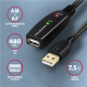 AXAGON Active extension cable, 7.5 m | ADR-207 | USB Type-A to USB Type-A