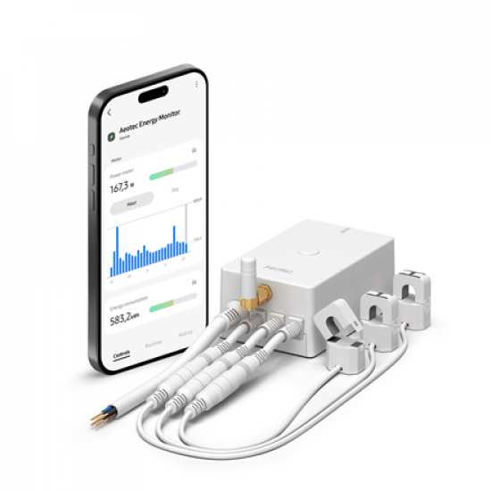 AEOTEC Home Energy Meter 8 - Three Clamps 60A, Z-Wave