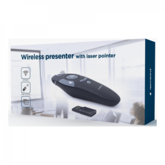 Gembird Wireless presenter with laser pointer | WP-L-11