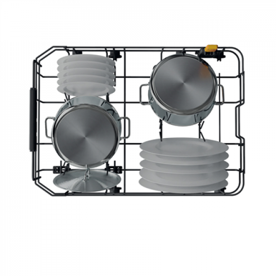 Whirlpool Dishwasher | WH6IC11BS7LA0 | Built-in | Width 44.8 cm | Number of place settings 11 | Number of programs 9 | Energy efficiency class C | Display | Black