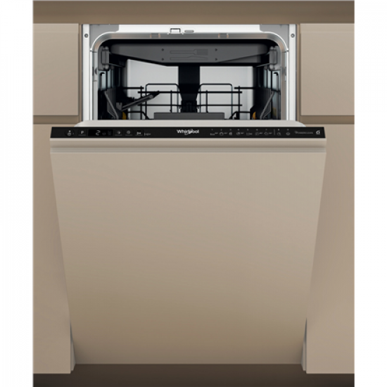 Whirlpool Dishwasher | WH6IC11BS7LA0 | Built-in | Width 44.8 cm | Number of place settings 11 | Number of programs 9 | Energy efficiency class C | Display | Black