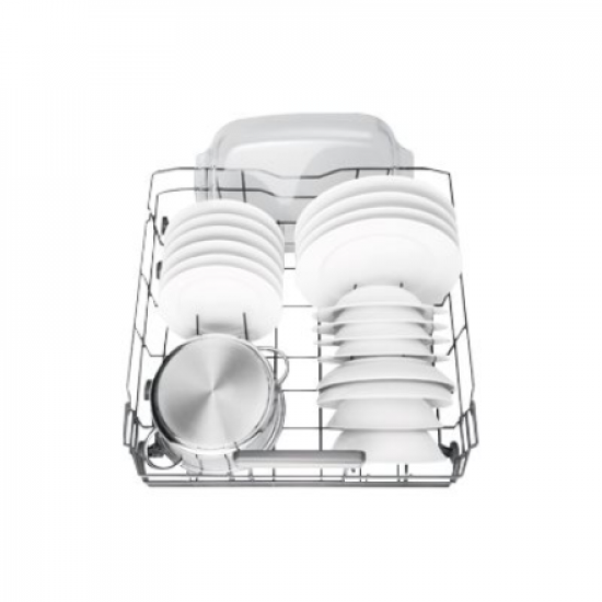 Whirlpool Dishwasher | WSIO 3T223 PCE X | Built-in | Width 45 cm | Number of place settings 10 | Number of programs 7 | Energy efficiency class E | Display | Inox
