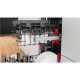 Whirlpool Dishwasher | WSIO 3T223 PCE X | Built-in | Width 45 cm | Number of place settings 10 | Number of programs 7 | Energy efficiency class E | Display | Inox