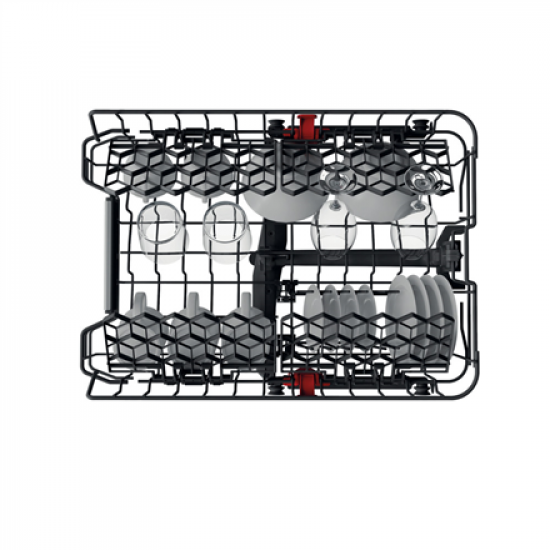 Whirlpool Dishwasher | WSIO 3T223 PCE X | Built-in | Width 45 cm | Number of place settings 10 | Number of programs 7 | Energy efficiency class E | Display | Inox