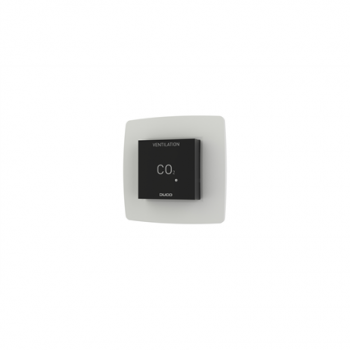 DUCO CO2 Room Sensor with Control RF/Wired, Black