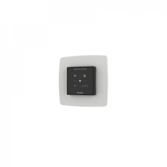 DUCO Humidity Room Sensor with Control RF/Wired, Black