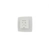 DUCO Humidity Room Sensor with Control RF/Wired, White