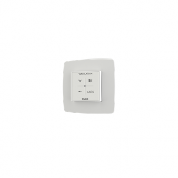 DUCO Humidity Room Sensor with Control RF/Wired, White