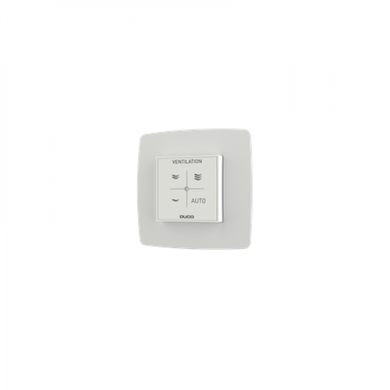 DUCO Humidity Room Sensor with Control RF/Wired, White