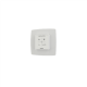 DUCO Humidity Room Sensor with Control RF/Wired, White
