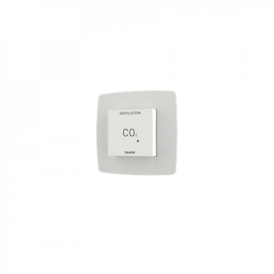 DUCO CO2 Room Sensor without Control RF/Wired, White