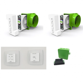 DUCO Basic package Multizone DucoBox Energy Comfort (Plus) Ø160 - White