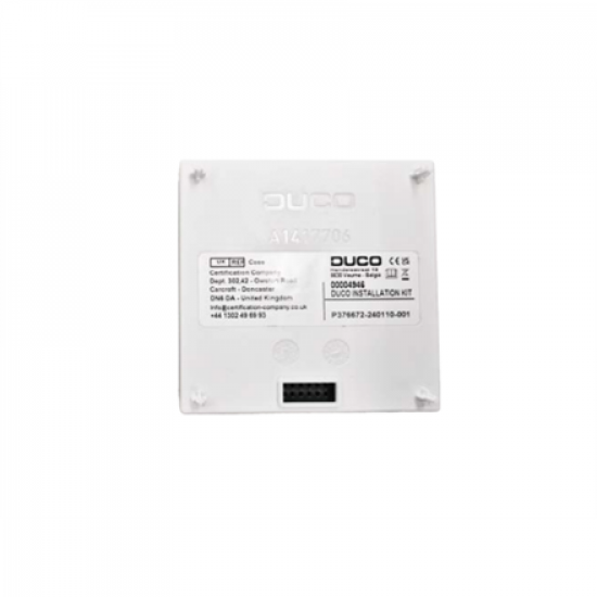 DUCO nstallation Kit (Silent Connect, Focus, Energy Comfort (Plus), Premium and Sky)