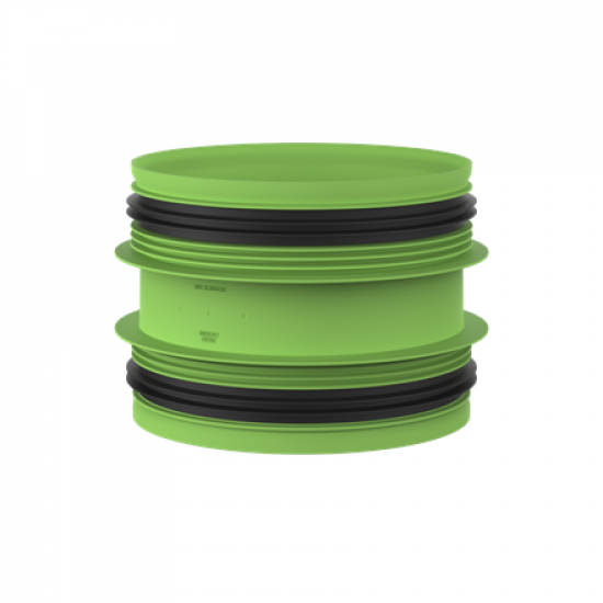 DUCO Connection Piece with Joint D160/D160 (M/M)