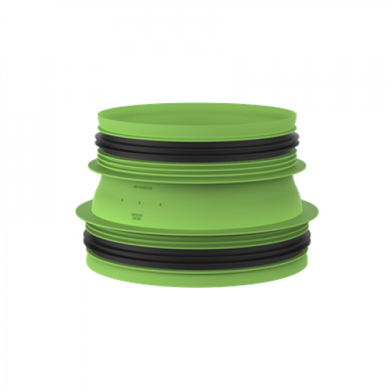 DUCO Connection Piece with Joint D180/D160 (M/M)