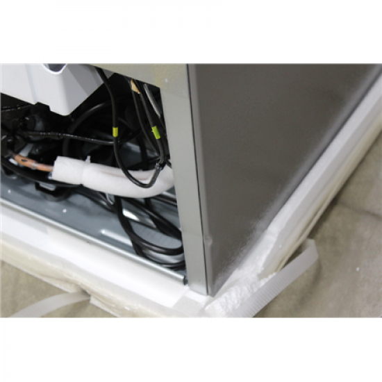 SALE OUT. Gorenje Refrigerator | N619EAXL4 | Energy efficiency class E | Free standing | Combi | Height 186 cm | No Frost system | Fridge net capacity 207 L | Freezer net capacity 97 L | Display | 39 dB | Grey | DAMAGED PACKAGING, DENT ON BACK, DENTED TOP