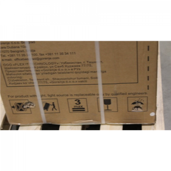 SALE OUT. Gorenje Refrigerator | N619EAXL4 | Energy efficiency class E | Free standing | Combi | Height 186 cm | No Frost system | Fridge net capacity 207 L | Freezer net capacity 97 L | Display | 39 dB | Grey | DAMAGED PACKAGING, DENT ON BACK, DENTED TOP